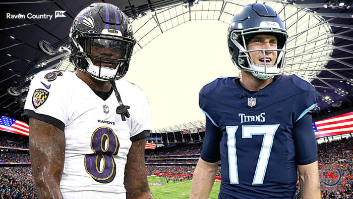 The Ravens will look to bounce back against the Titans in London.